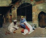 Arab or Arabic people and life. Orientalism oil paintings 175